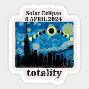 Solar Eclipse TOTALITY Sticker